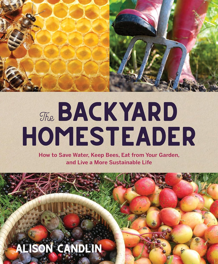 The Backyard Homesteader: How to Save Water, Keep Bees, Eat from your Garden, and Live a More Sustainable Life by Alison Candlin