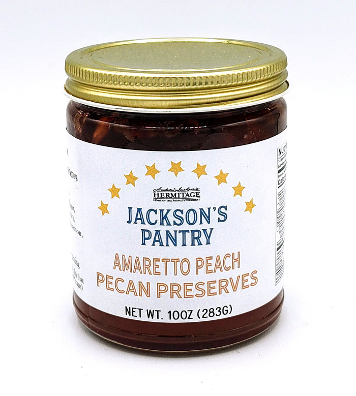 Jackson's Pantry Amaretto Peach Pecan Preserves