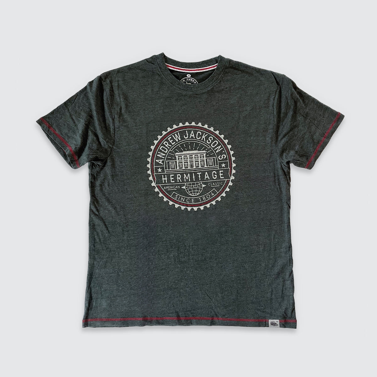 Hermitage Garage T-shirt in Granite