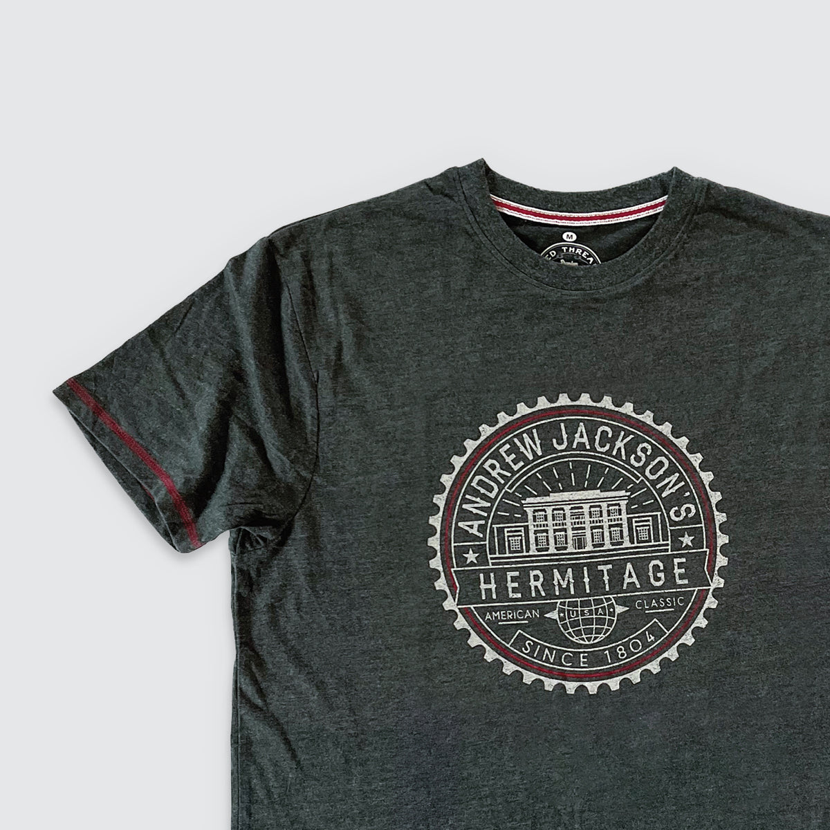 Hermitage Garage T-shirt in Granite