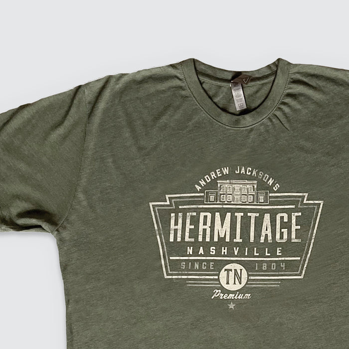 Hermitage Mansion T-shirt Moss Green