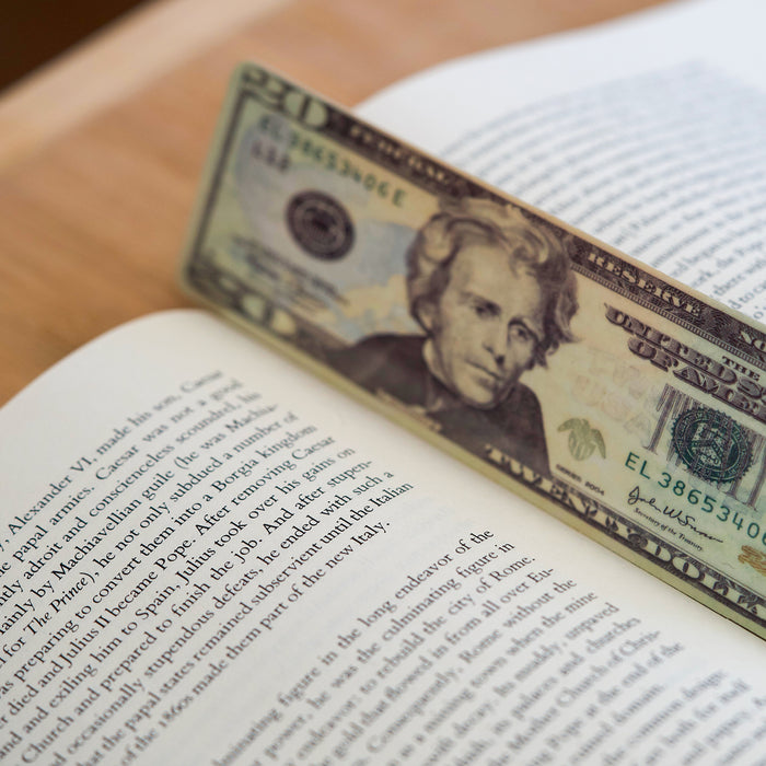 Andrew Jackson $20 Bill Bookmark