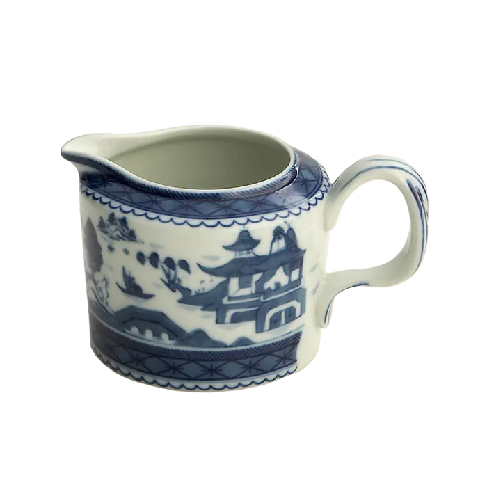 Blue Canton Porcelain Cream Pitcher by Mottahedeh