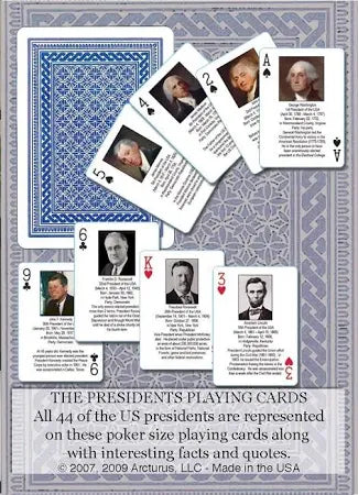 The Presidents Playing Cards